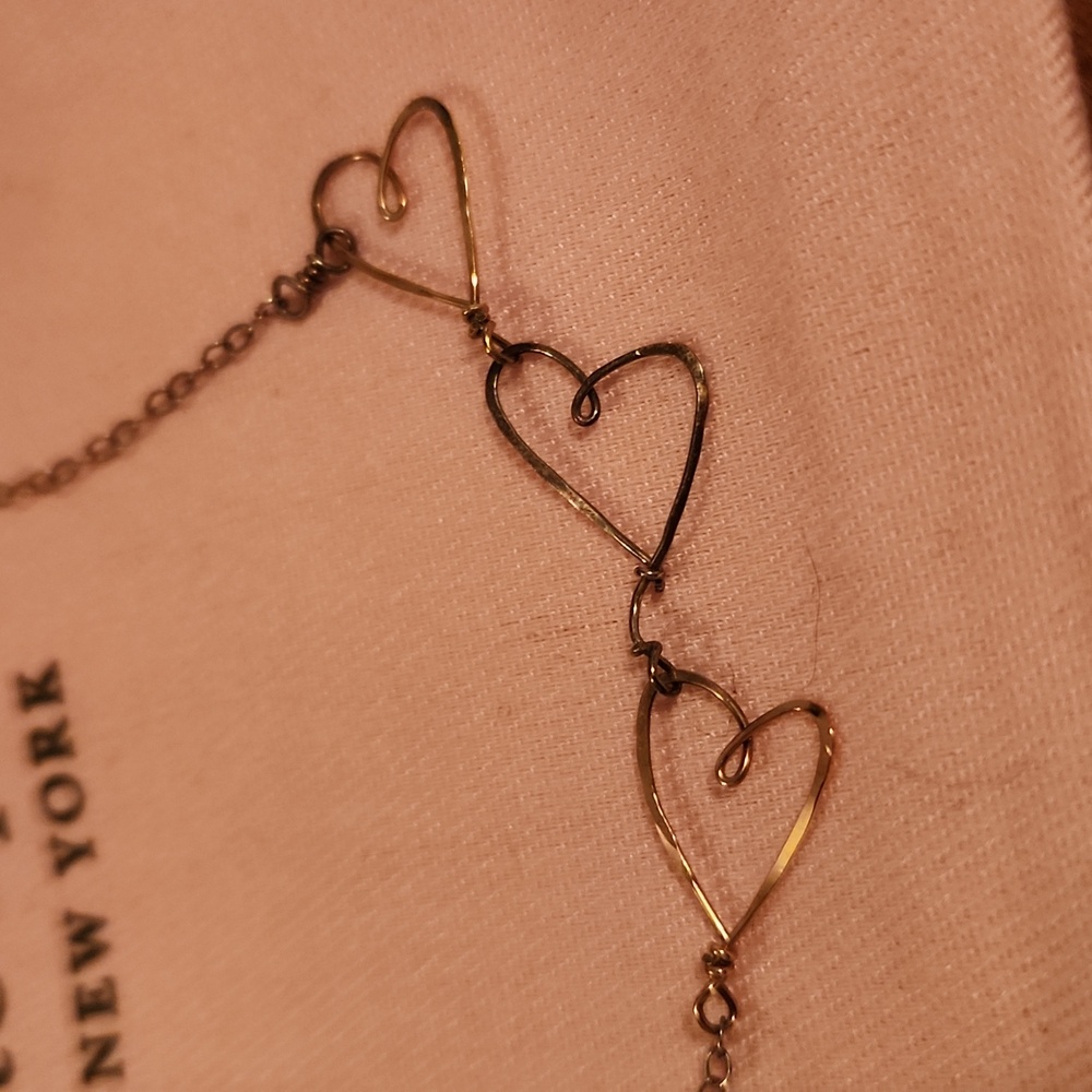 NWT Kate Spade Gold Heart Necklace - Picture 2 of 5